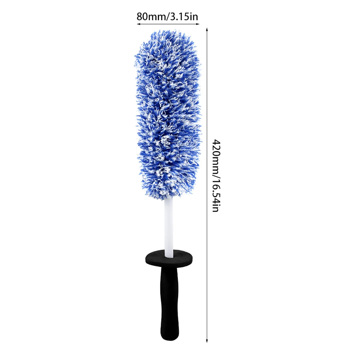 Wheel &amp; Rim Detail Brush — Soft Bristles, Spoke-Deep Clean