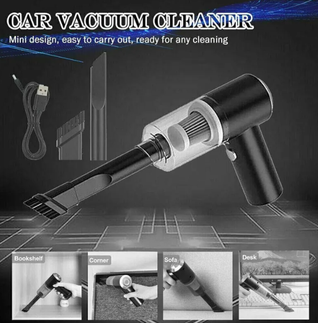 Cordless Detail Vac — High-Power Suction That Reaches Every Crevice