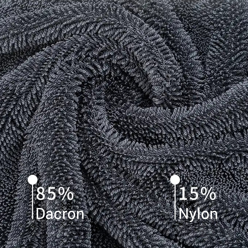 Twist-Loop Drying Towel — Streak-Free, Scratch-Safe Drying