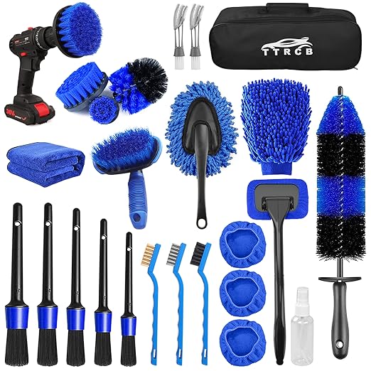 26-Piece Power Detail Kit — Drill-Powered Deep Clean for Every Surface