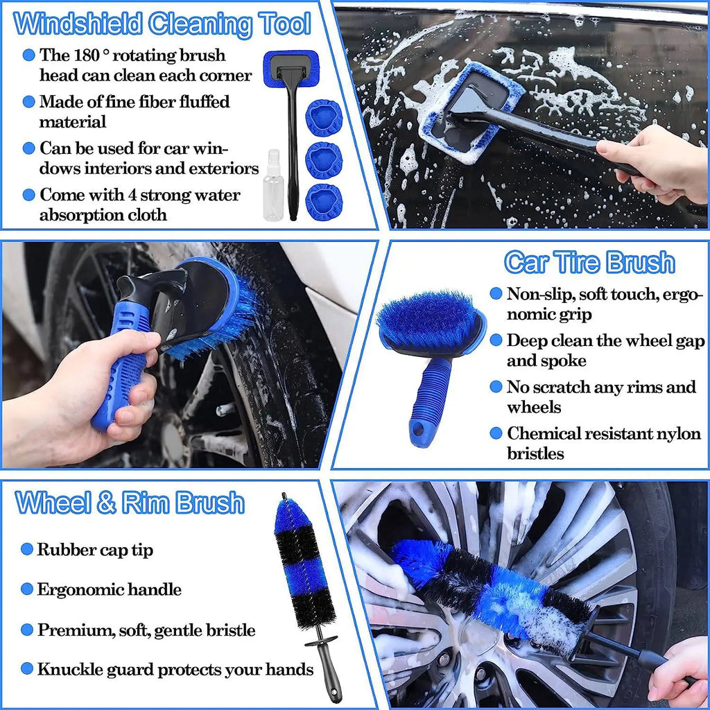 26-Piece Power Detail Kit — Drill-Powered Deep Clean for Every Surface