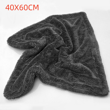 Twist-Loop Drying Towel — Streak-Free, Scratch-Safe Drying