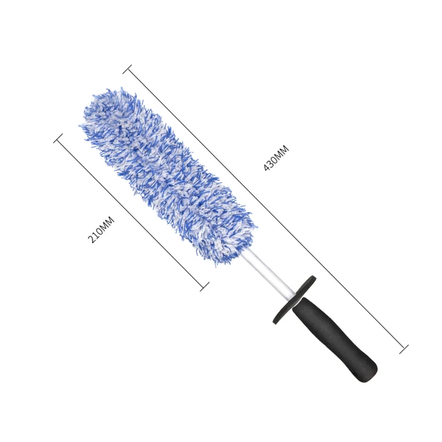 Wheel &amp; Rim Detail Brush — Soft Bristles, Spoke-Deep Clean