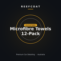 Edgeless Microfibre Towels (Pack of 12, 400gsm)
