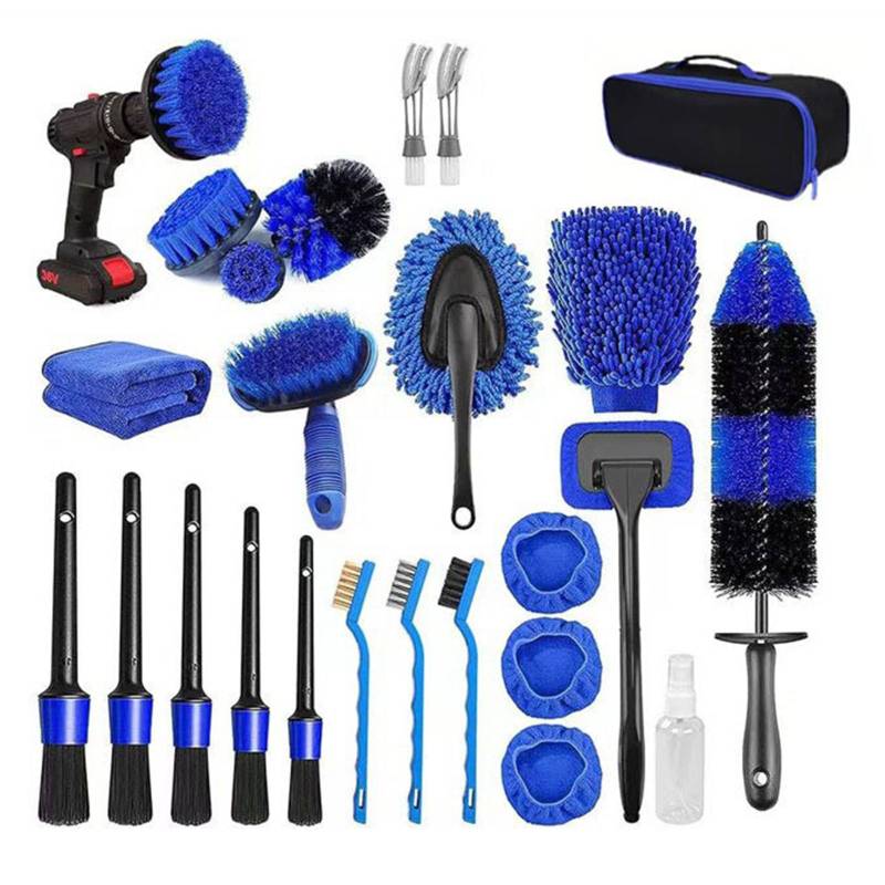 26-Piece Power Detail Kit — Drill-Powered Deep Clean for Every Surface
