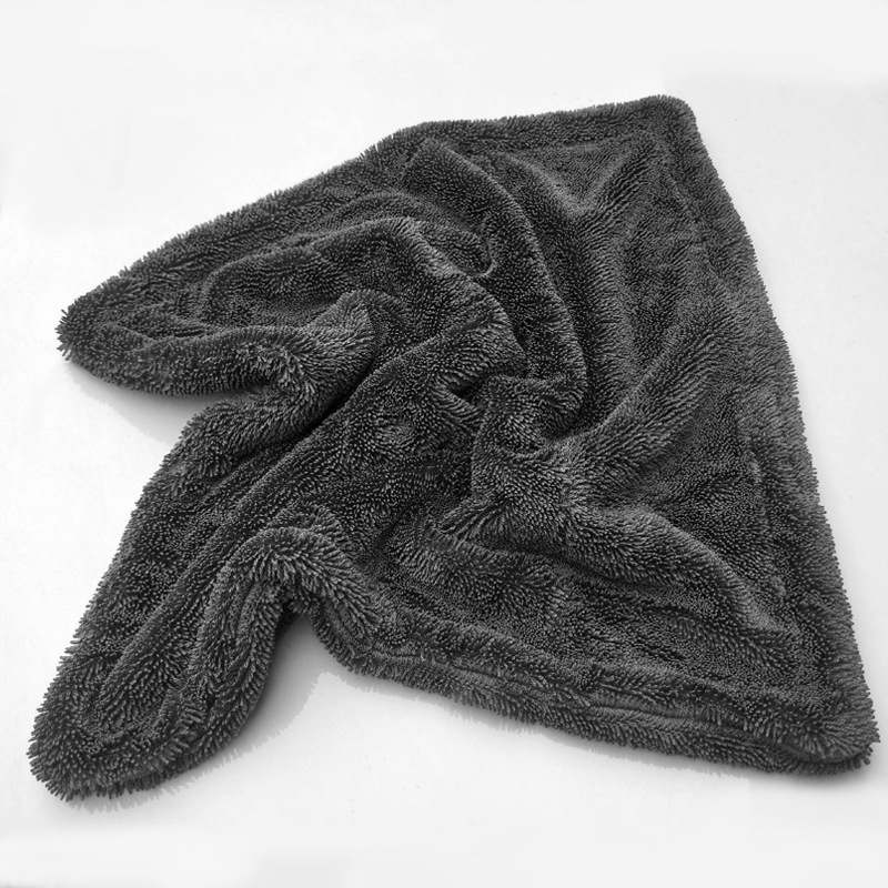 Twist-Loop Drying Towel — Streak-Free, Scratch-Safe Drying