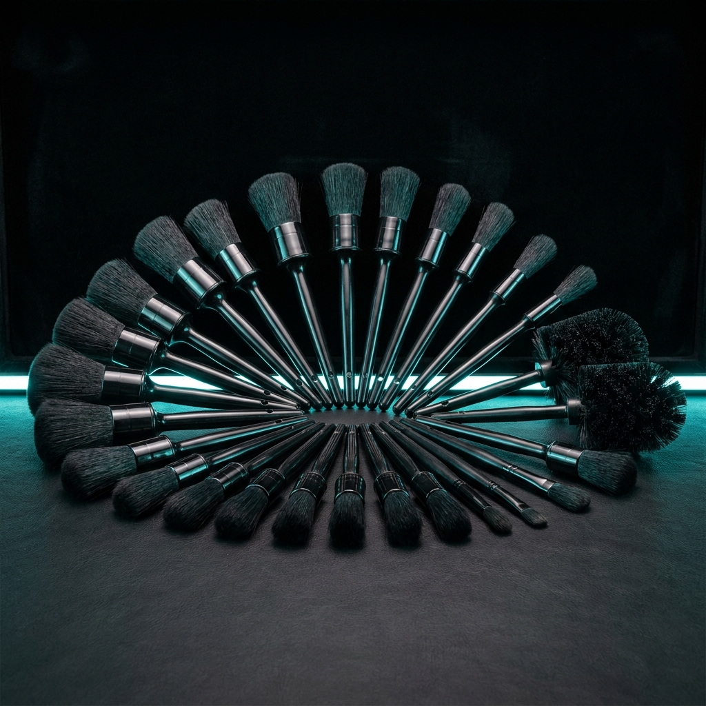 Reefcoat 26-Piece Detailing Brush Set — Drill Attachments