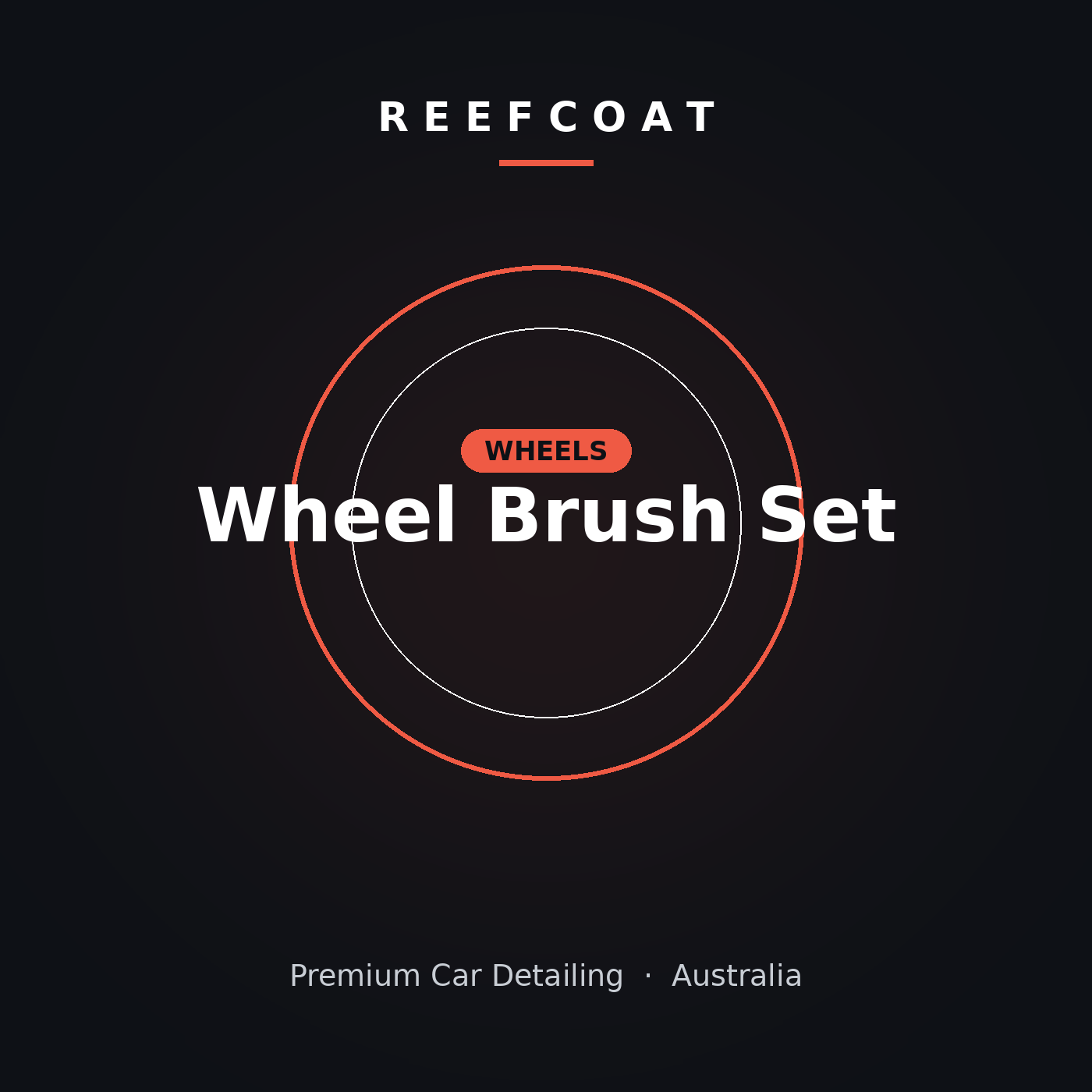Wheel Cleaning Brush Set (Rim + Barrel)